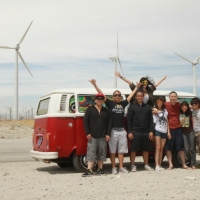 Goodbye Coachella by the Wind Farm