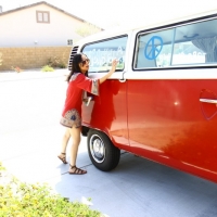Prepping the Bus for Carpoolchella 2010!