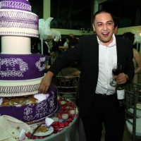 Eating the rest of the styrofoam