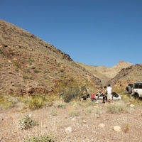 Camp along Johnson Canyon Road