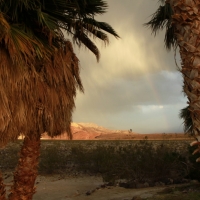 Waiting for a double rainbow