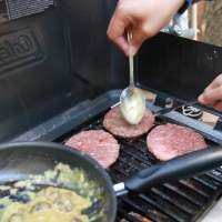 Bacon fat smothered burger fatty for Fatlyn