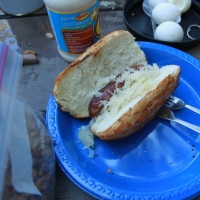 Chicken Artichoke sausage with Sauerkraut