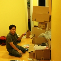 Hey can you get the door, there's another package