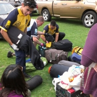 Two illegal bottles of Pasta Sauce!!! We are HARDCORE.